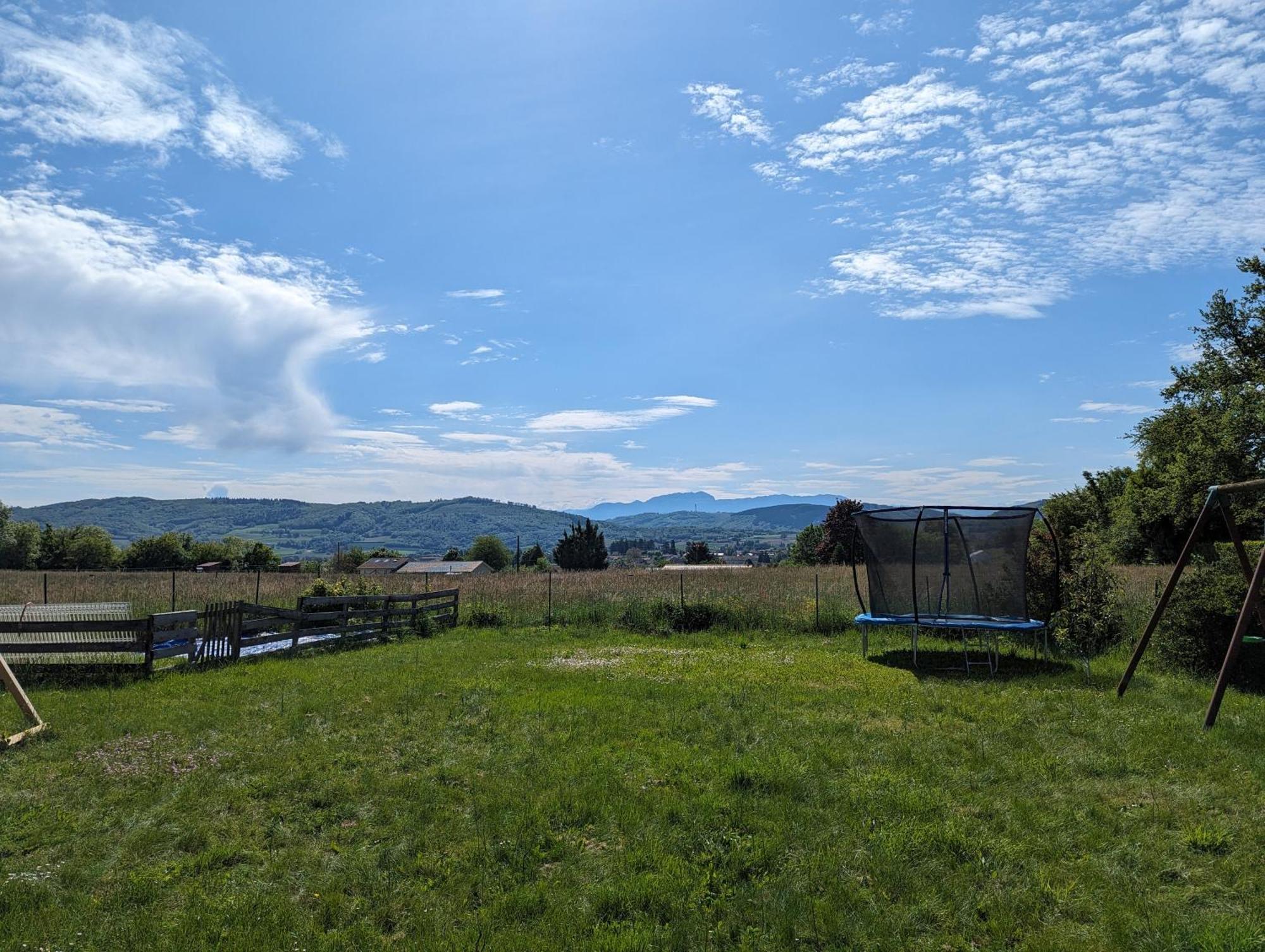 Nohant-en-Graçay Yourte Atypique Entre Lyon Et Grenoble ! Vue Sur Les Montagnes. מראה חיצוני תמונה
